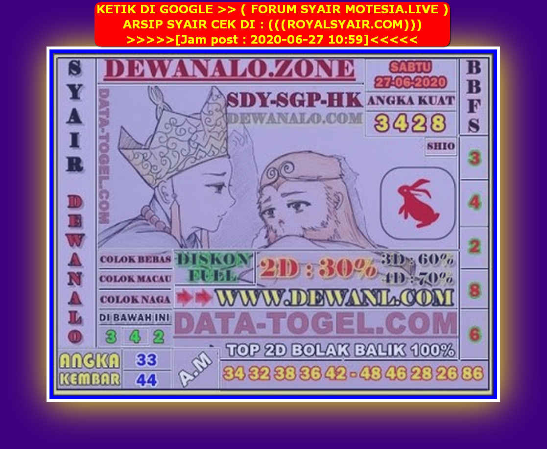 Prediksi Syair sgp 27 Juni 2020 KODE SYAIR SGP SYAIR HK
