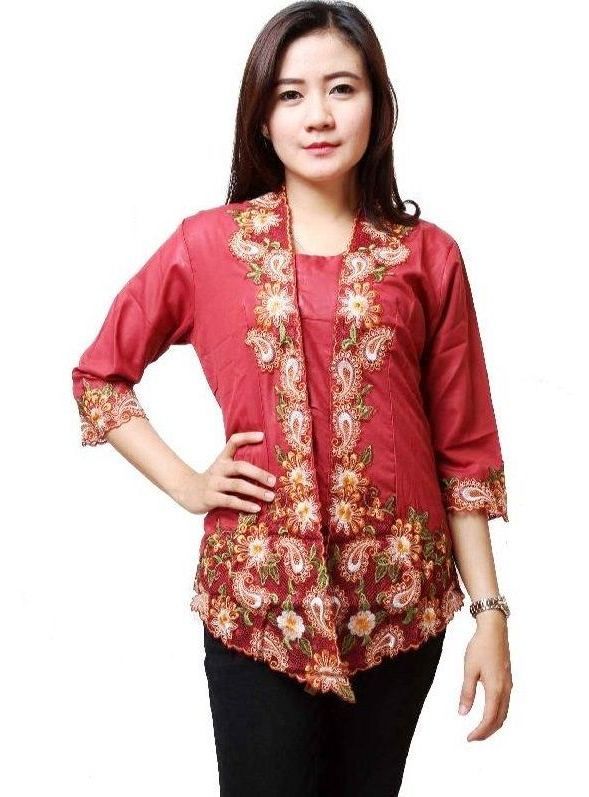 Model Baju Batik Kombinasi Modern Terbaru Model Baju Batik Kombinasi Modern Terbaru