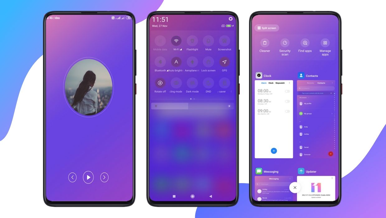 FinX MIUI Theme | Best Gradient Theme for MIUI 11 and MIUI 10