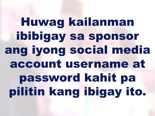Having a smartphone with internet and social media access is now a usual thing and even kids own it. For the overseas Filipino workers (OFW) who are miles away from their loved ones, it is a necessity.   On the new memorandum of understanding signed between the government of the Philippines and Kuwait, which ended the deployment ban of OFWs to Kuwait, one of the provisions is to allow household service workers to own a smartphone in order to connect with their family back home.  Being allowed to have a smartphone has its many advantages if it is being used correctly and appropriately, otherwise, it can cause problems and it can cost even our cherished overseas job.  Advertisement        Sponsored Links     We collate tips on how to use your smartphone and social media accounts wisely to save from any possible problems that might arise if you do not use them right especially if you are working in the Middle East.    Just recently, an OFW who recorded a video of her sponsor in Saudi Arabia without permission is on the brink of deportation and losing her job because she posted the said video recording on social media showing her female sponsor not wearing a headdress. It is strictly not allowed!    Another domestic worker was charged with child pornography in Hong Kong by doing a Facebook live video of her sponsor's kid taking a bath.    In cases of abusive sponsors, you may take a photo or a video but for the purpose of showing it to the proper authority only and not for social media posting.      So our tip # 1 would be:   Do not take photos or video of your sponsor or any member of their family and post it on social media without permission.    As a social media account user, it is important that we secure our personal information well. Keep it from other people even from our sponsors. It is our right.      Tip #2:  If your sponsor asks for your social media or email account username and password, never give it to them.    Even if we have the privilege of using a smartphone at work, it is important that we keep our posts private.  For instance, a household worker who was assigned to clean her sponsor's room struck a pose for a selfie putting her sponsor's jewelry on. Later, she posted that selfie on her social media account with privacy settings in public. The sponsor's kid saw it. The result, her sponsor said that her wristwatch is missing and said she took it even if she did not.      Tip # 3:  Be careful and set your social media posts privacy settings always as private or which can be viewed by your friends only.      Joy has been told to look after the child on her care while the kid is on the swimming pool learning how to swim. But as soon her employer left, she snapped a selfie and uploaded it on Facebook  She did not notice that the kid she supposed to look after pulled another kid, a child of her employer's friend, under the pool. The kid told that matter to her mother and said that instead of looking after the kid, the nanny was busy taking selfies, that's why she did not even saw what the kid did to him/her. She could have prevented the kid from pulling him/her under the pool. Joy's selfie caused her to lose her job.    Tip #4: Be mindful of your duties and do not prioritize doing selfies just to be updated with your social media posts. You did not go abroad just to take selfies. You are there to work and earn for your family.     It is very important that we have a smartphone and its primary use is to get in touch with our family back home. You can get updates on what happening to them in real time and vice versa. It is also important that you keep updated contact numbers of people that might help you in case of emergency.        Tip #5:  Keep your mobile phone updated of important contact numbers of the Philippine Embassy in your host country especially the assistance to nationals hotline, your recruitment agency, or any friend that may extend help in times of trouble.    Communication is very important. Nowadays, it is made easier by modern technology through the internet and calling and messaging apps that allow you to get in touch with your family and friends no matter how far you are. Maximizing the use of smartphones and social media to your advantage should come with a caution.  If we are not careful with our actions, we can be held liable and can even cause us greater things.    So enjoy being online and stay safe.   READ MORE: 11 OFWs Illegally Detained In A Room For 1 Week, Asking For Help  Survey: 8 Out of 10 OFWS Are Not Saving Their Money For Retirement  Dubai OFW Lost His Dreams To A Scammer    Can A Family Of Five Survive With P10K Income In A Month?    DTI Offers P5K To P200K To Small Business Owners    How Filipinos Can Get Free Oman Visa?    "No Homework On Weekends Policy" - Does it Apply to Private Schools?