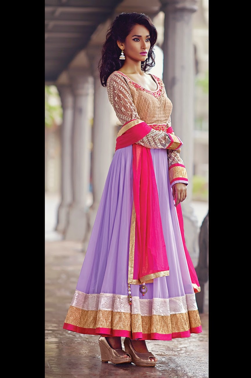 anarkali suits for short height