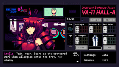 Va 11 Hall A Cyberpunk Bartender Action Game Screenshot 3