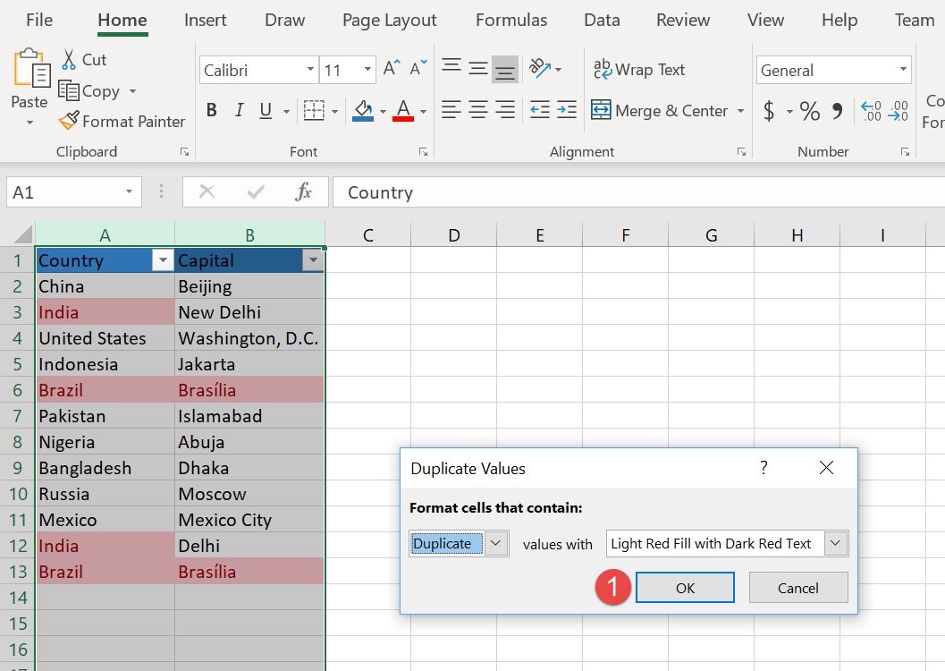 how do i merge duplicate rows in excel