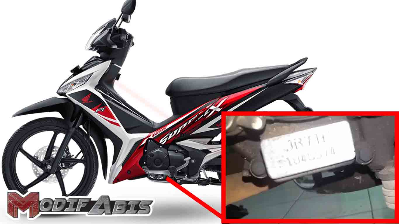 Letak No Mesin Dan No Rangka Honda Supra X 125 Cc