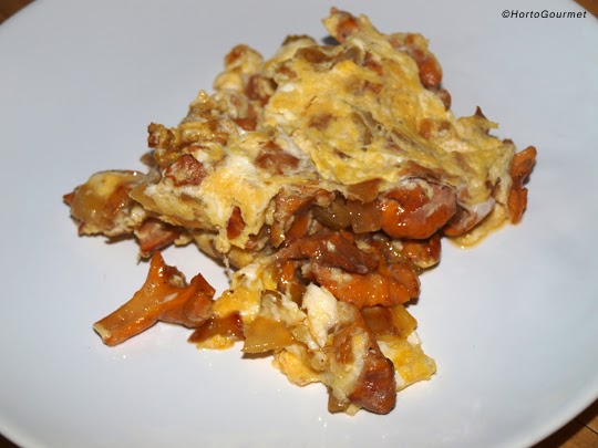 Revuelto de rebozuelos de temporada HortoGourmet