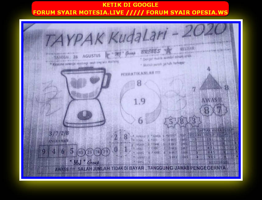 Syair Hk Rabu 26 Agustus 2020 Royal Syair