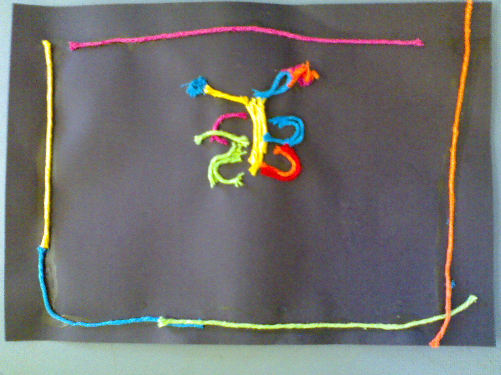 Miscellanea Colagem com barbante