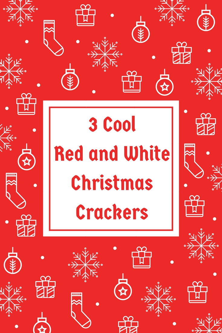 red and white christmas crackers red and white christmas crackers