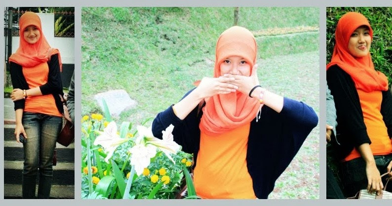 Tante Nungging: Kumpulan Foto Cewek ABG Cantik Berjilbab Orange (Hot)