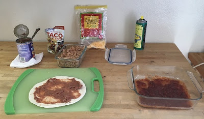 Making enchiladas