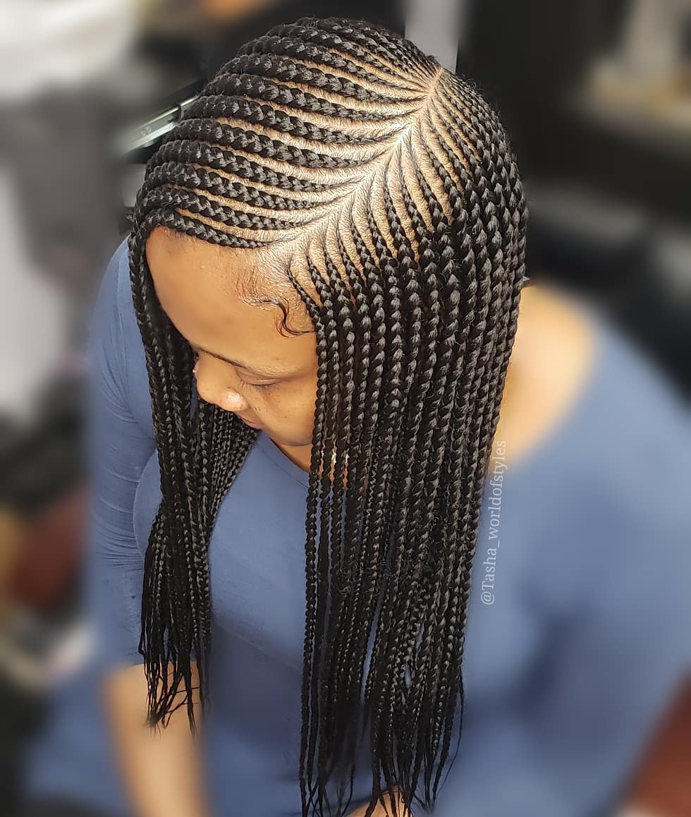 Trendy 2019 Braided Hairstyles Beautiful Braiding Box Braids Cornrows And Weaves For You
