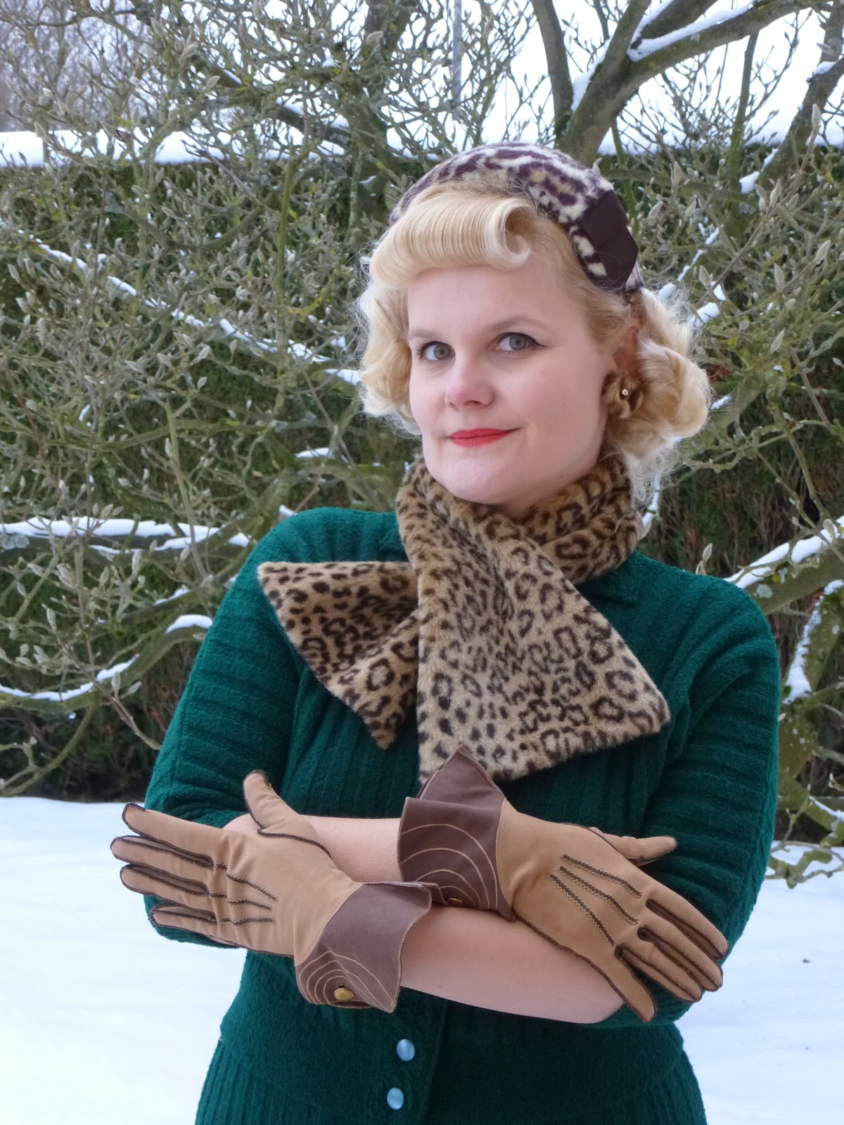 LOST IN THE 50's Vintage LEOPARD style!!!!