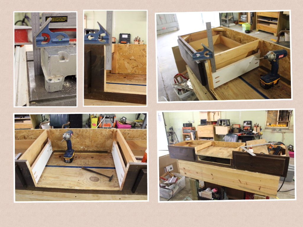 Sleepydog's Wood Shop Miter Saw Stand, From a Water Bed?