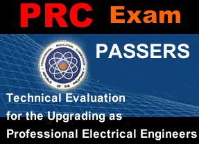 List of Passers for Technical Evaluation for the Upgrading as Professional Electrical Engineers March 2015