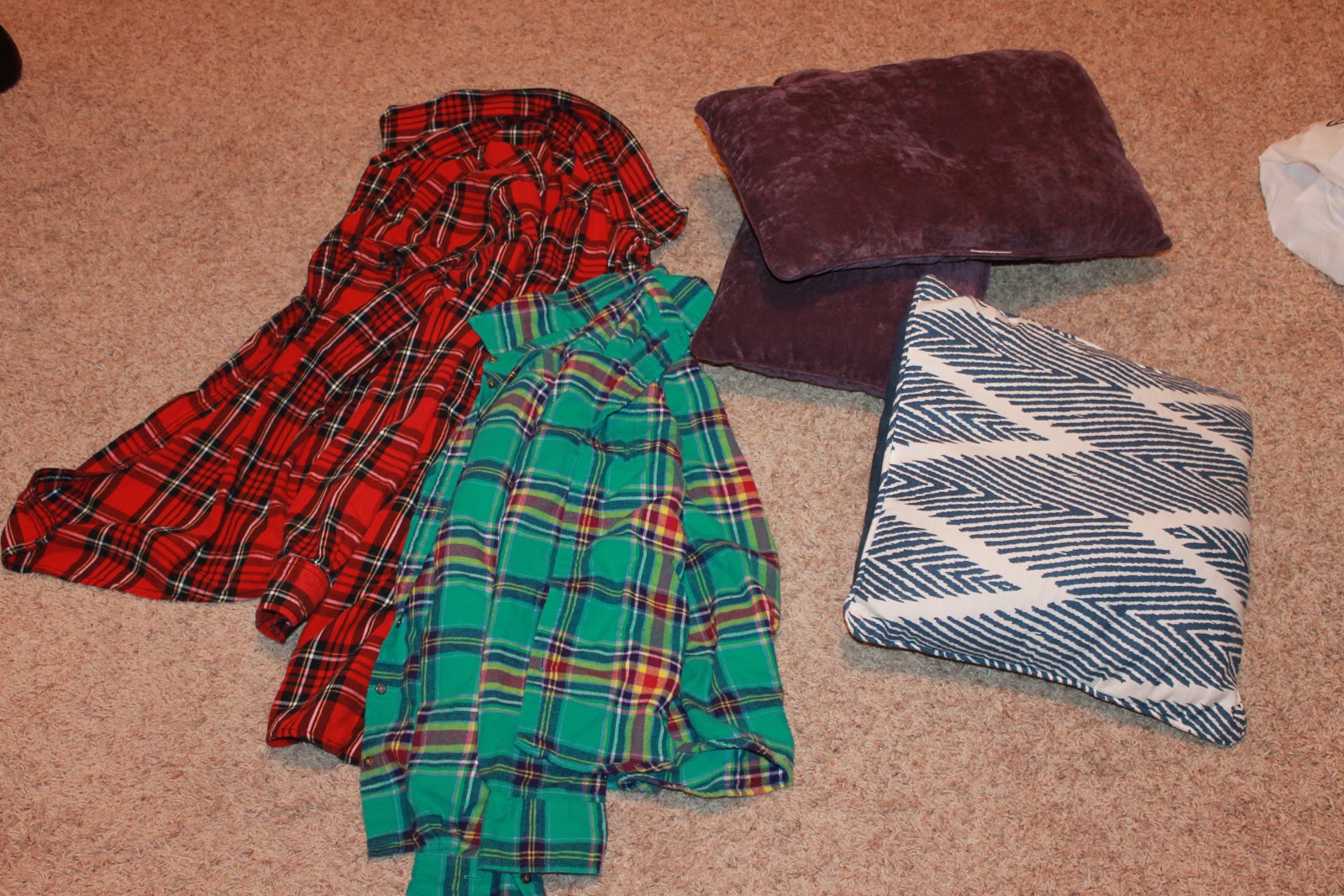 Lyndi's Projects Flannel Shirt Plaid Pillow Covers