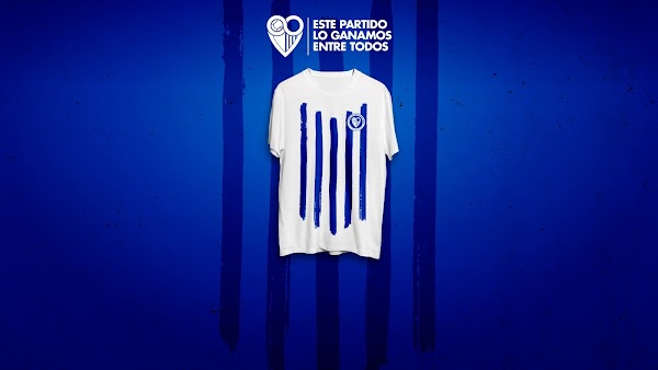 El Málaga confirma 1.500 camisetas solidarias vendidas