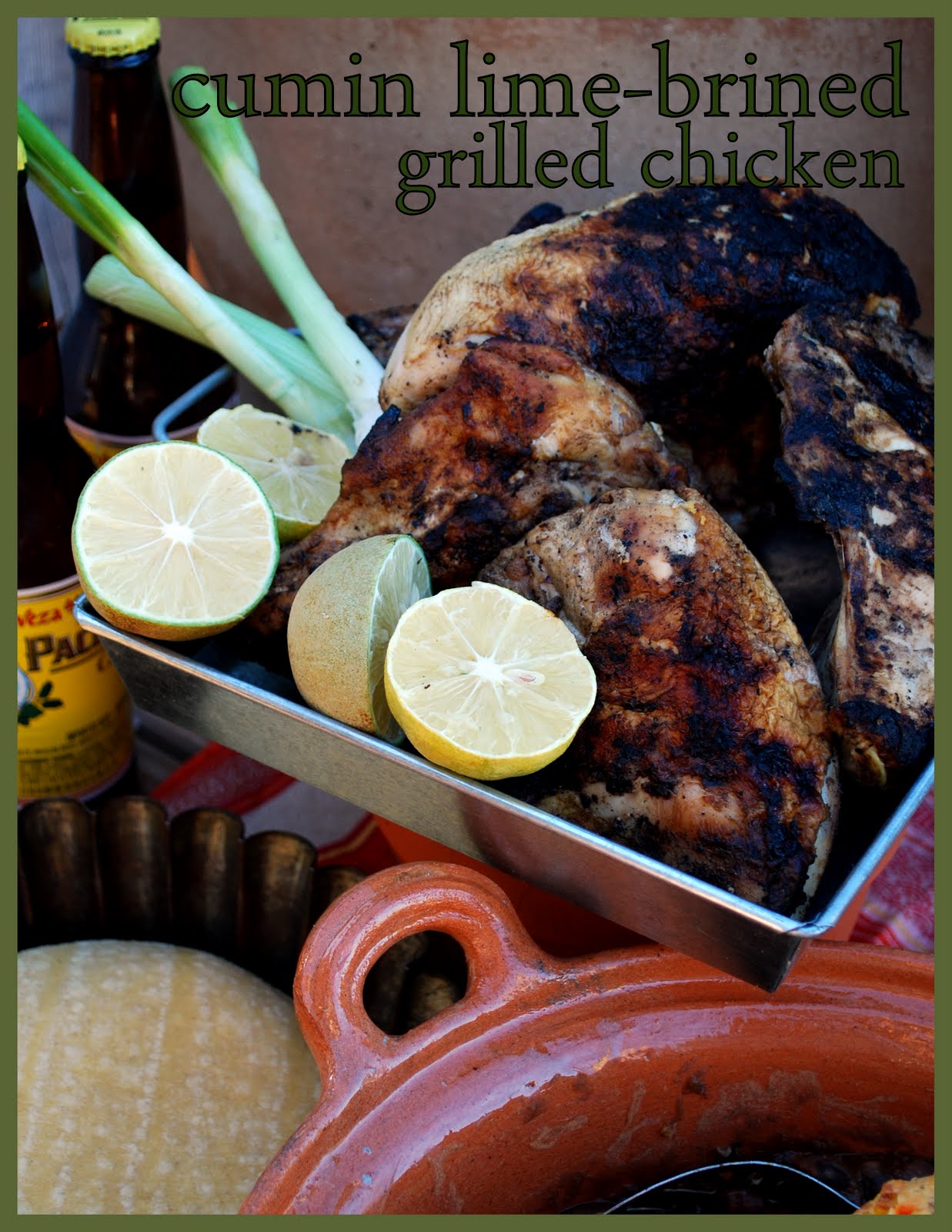 Notes from Maggie's Farm cumin limebrined grilled chicken