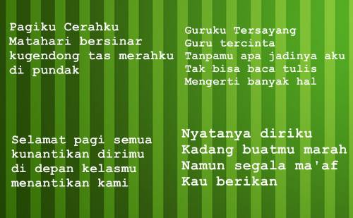 Puisi Untuk Guru Puisi Untuk Guru