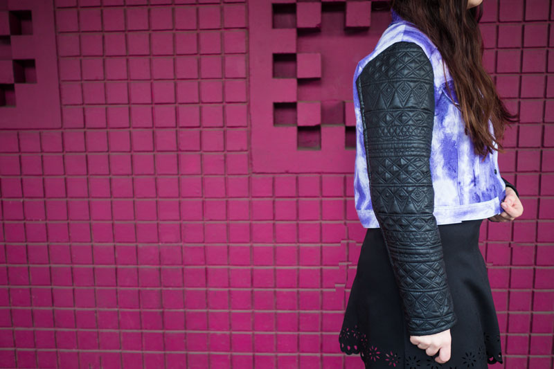 KuneCoco • #naehdirwas • Ultra Violet YAY or NAY #Naehdirwas: Lila Jeansjacke