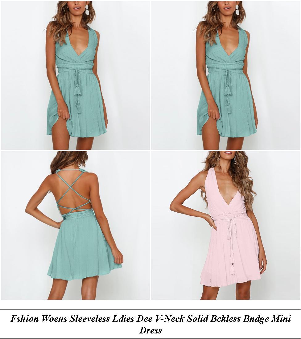 Knee Length Tea Dresses Uk - Clothing Store Clearance Sales - Velvet Dress With White Shirt