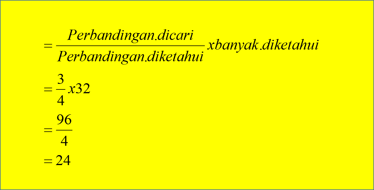 1 Contoh Soal Perbandingan Jika Diketahui Salah Satu Saja Terbaru