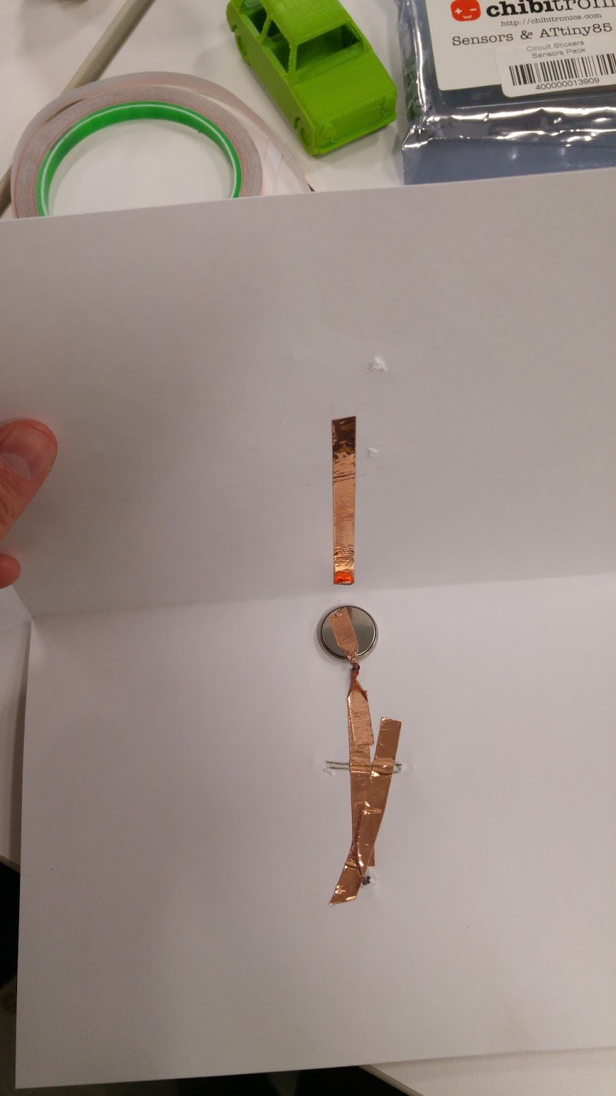 Sophia's Digital Sketchbook Paper Circuit Lightsaber