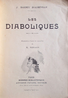 Jules-Amedee Barbey d'Aurevilly - Les Diaboliques - 1912 - libro raro illustrato