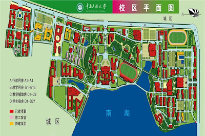 plan campus wuhan chine
