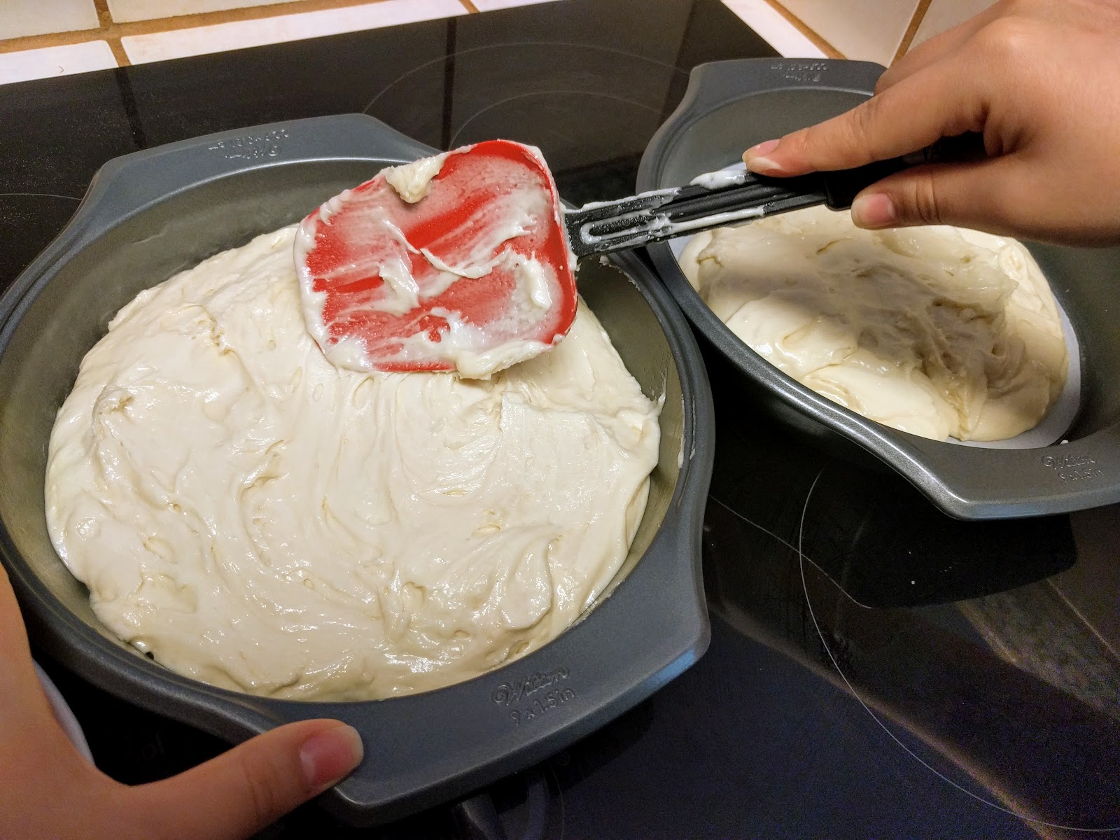 baking cake