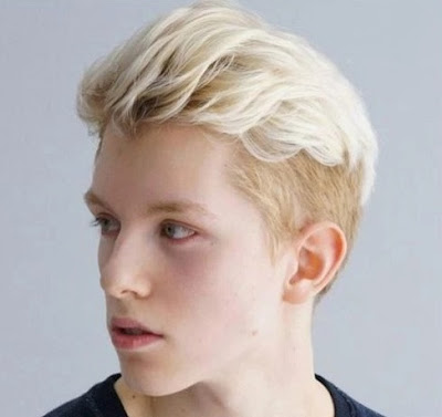 model rambut pendek pria semir putih