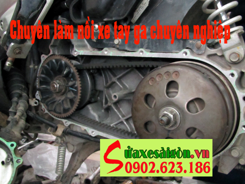 Chuyên làm nồi xe ga Shark chạy mạnh bốc, êm, lợi xăng Chuyên làm nồi xe ga Shark chạy mạnh bốc, êm, lợi xăng