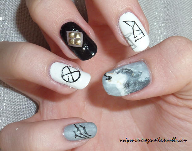 5. "Wolf Nail Art Designs for Short Nails" - wide 1