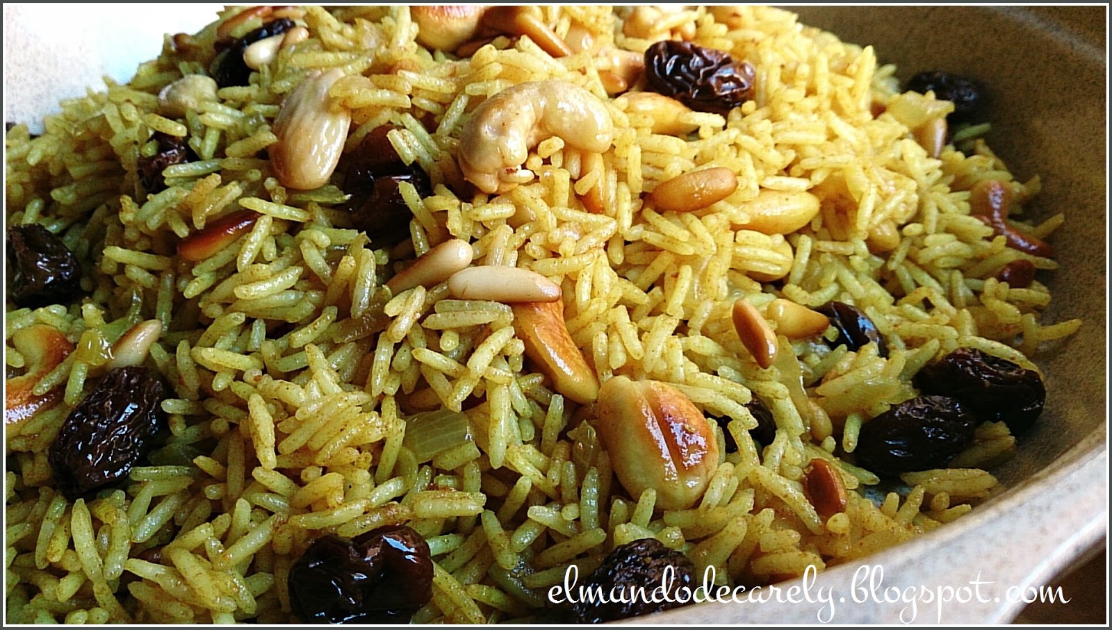 El mundo de Carely Arroz basmati con frutos secos y especias El mundo de Carely Arroz basmati con frutos secos y especias