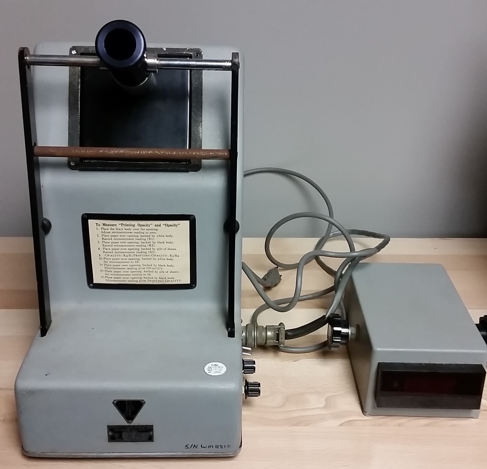 Technidyne Corporation..for good measure Legacy of TAPPI Opacity