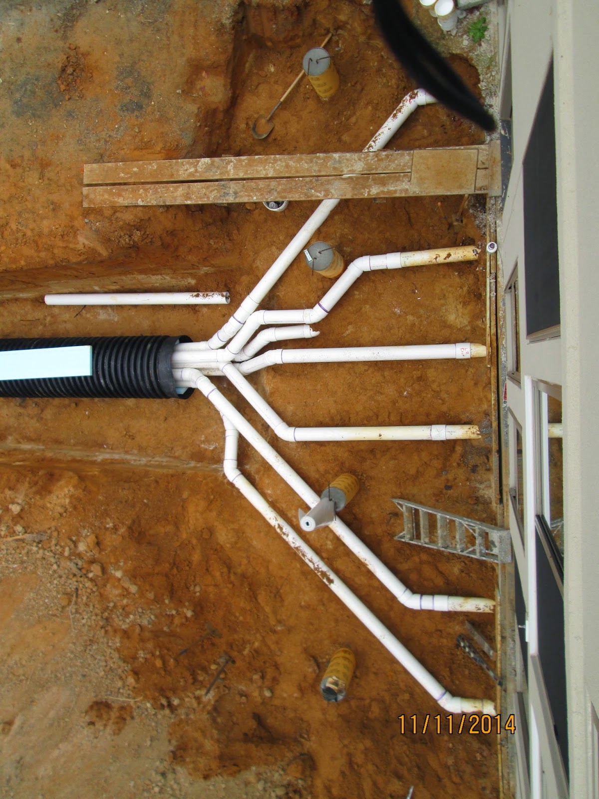 Home weet Home Earth Tubes IN the Culvert Pipes and UNDER the Driveway