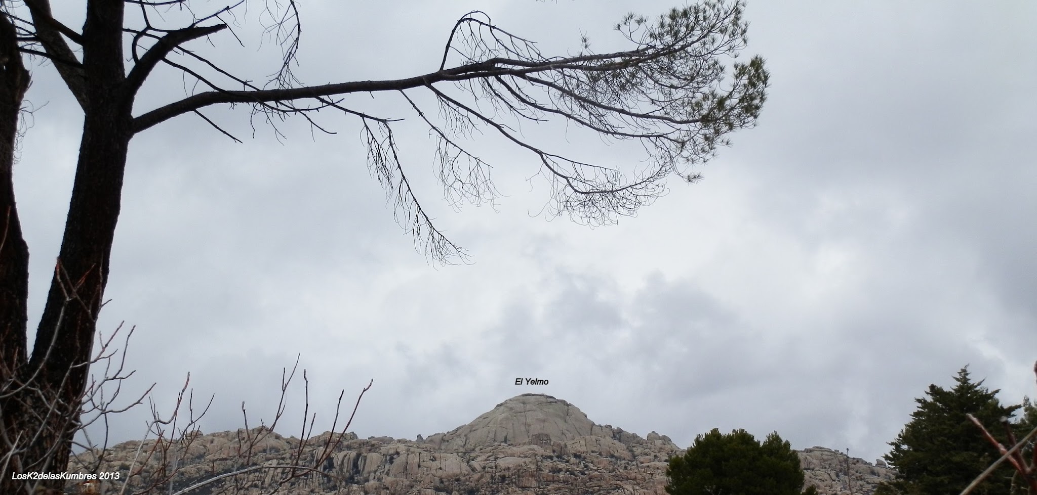 El Yelmo desde Manzanares el Real, Rutas por la Pedriza