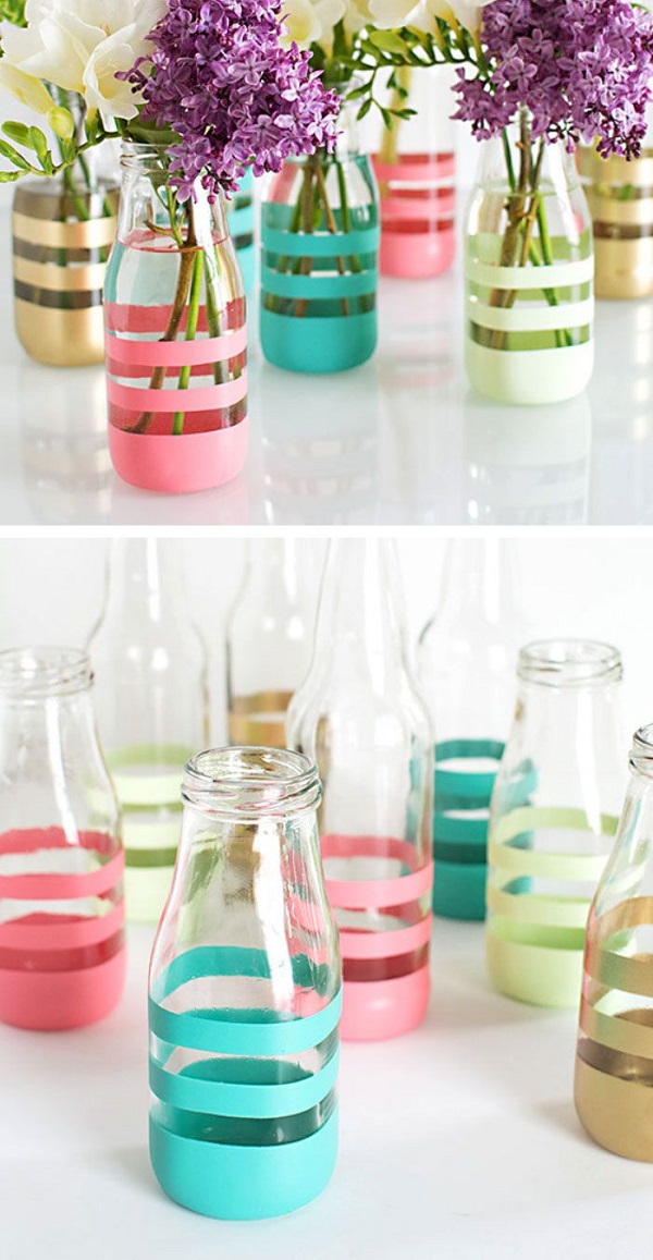 Decorate Glass Bottles And Jars With Style 20 Great Ideas Diy