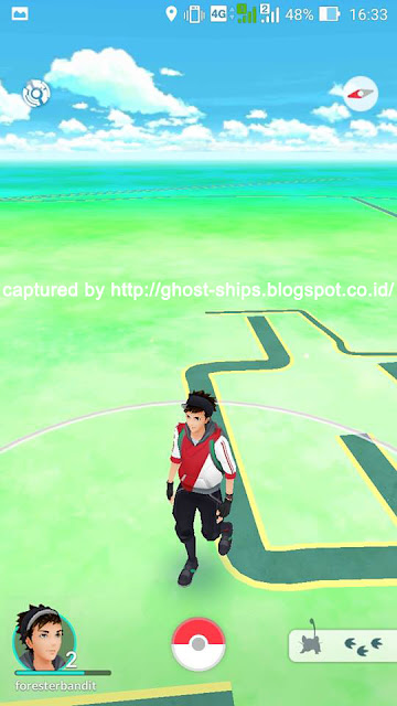 Karakter pemain penangkap Pokemon Go. Karakter pemain penangkap Pokemon Go.