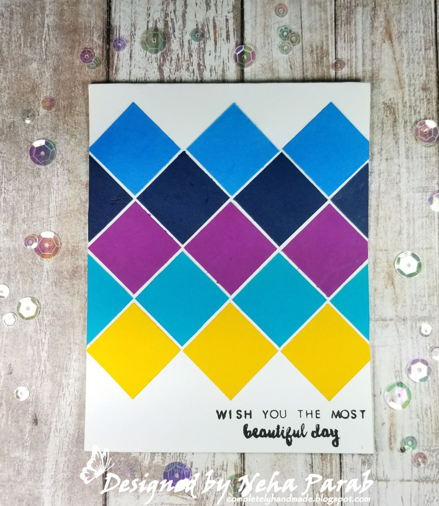 Completely Handmade...... Shop Your Scraps Using Cardstock Squares