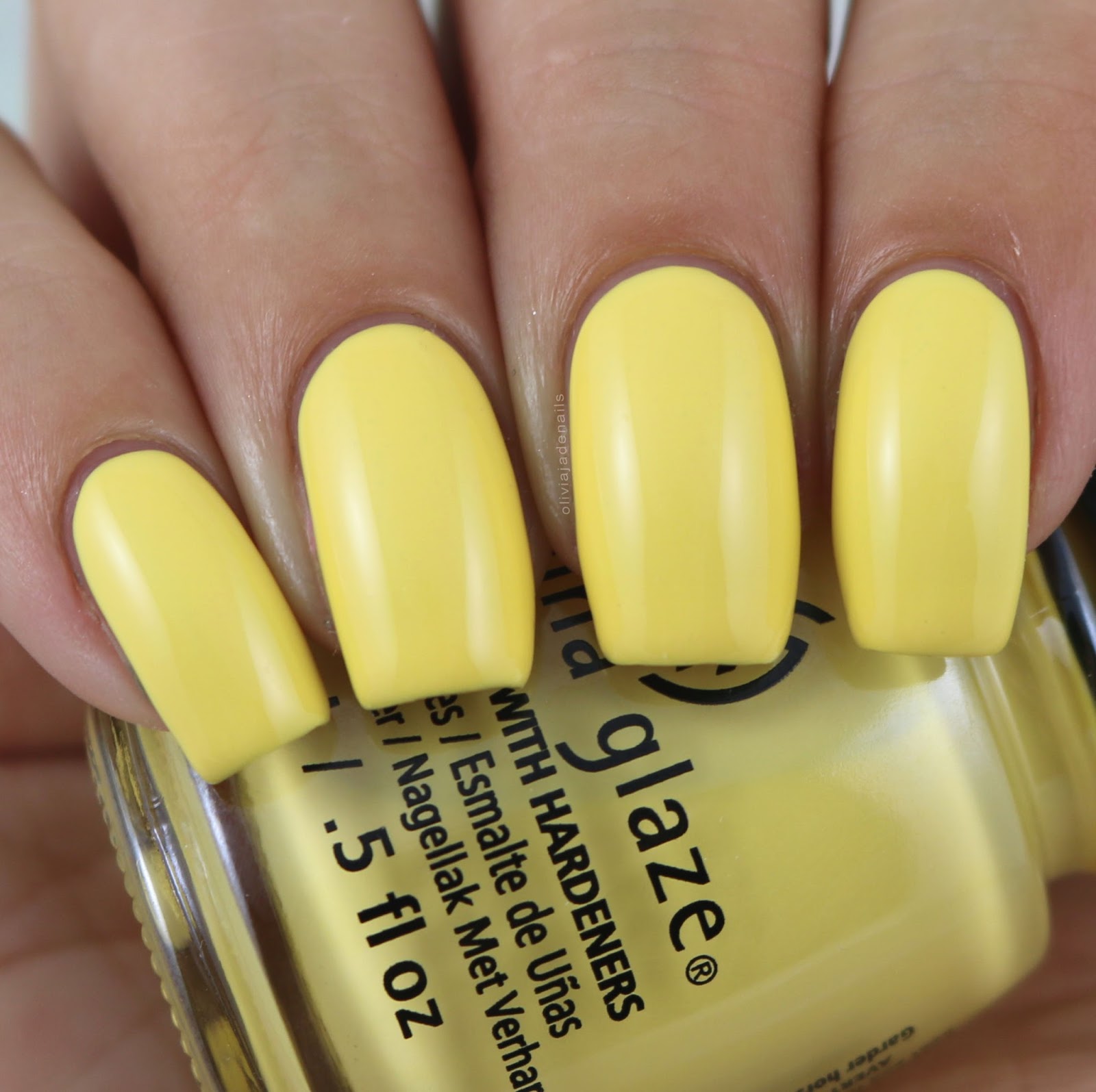 China Glaze Werk It Honey! swatched by Olivia Jade Nails