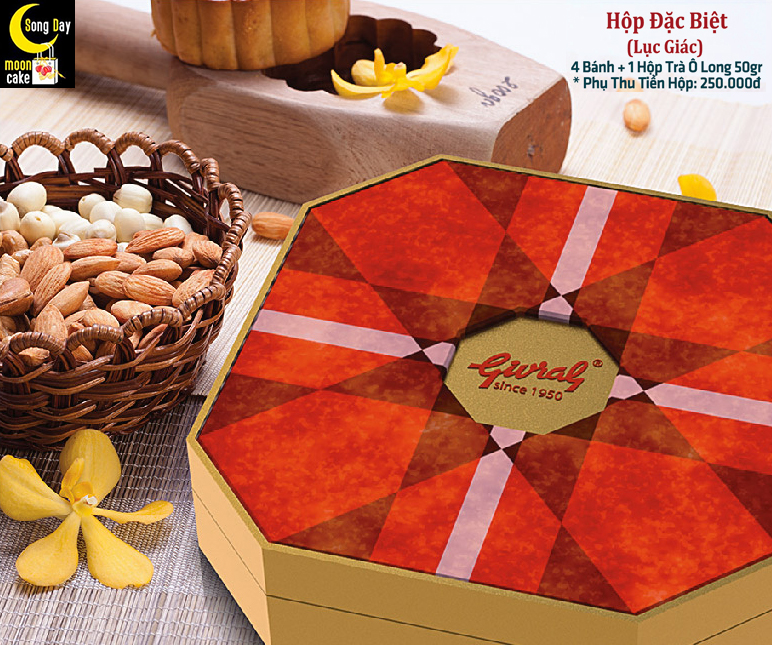 Hộp đặc biệt bánh trung thu Givral 2016 Hộp đặc biệt bánh trung thu Givral 2016