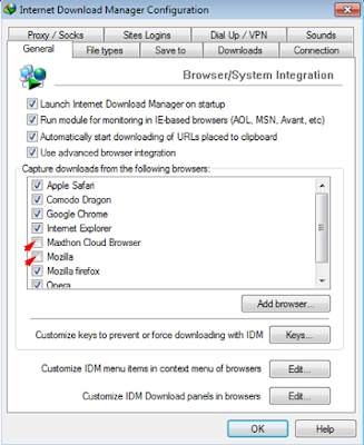 Internet Download Manager Configuration
