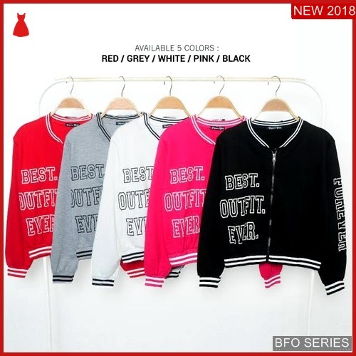BFO264B44 BAJU Model JAKET CROP Jaman Now MURAH BMGShop