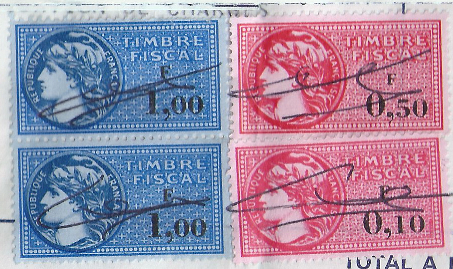 collection Timbres fiscaux de France