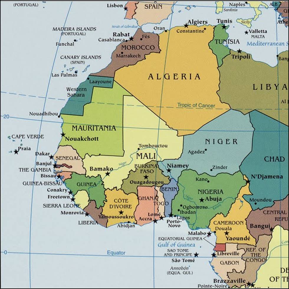 heloohaloo: 42 Vers Senegal Kaart Afrika