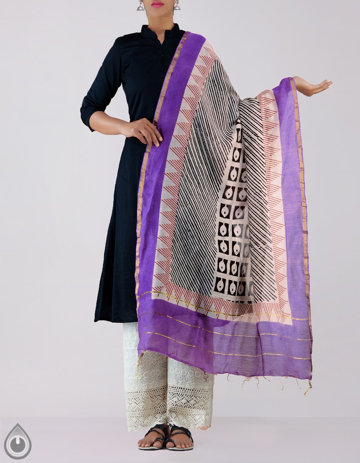 Trendy Dupattas Online PURE CHANDERI SICO DUPATTAS COLLECTION UNNATISILKS