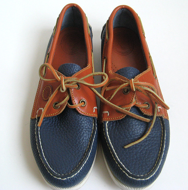 DOONEY BOURKE CLASSIC ALL WEATHER LEATHER BLUE BOAT SHOES *EXCELLENT ...
