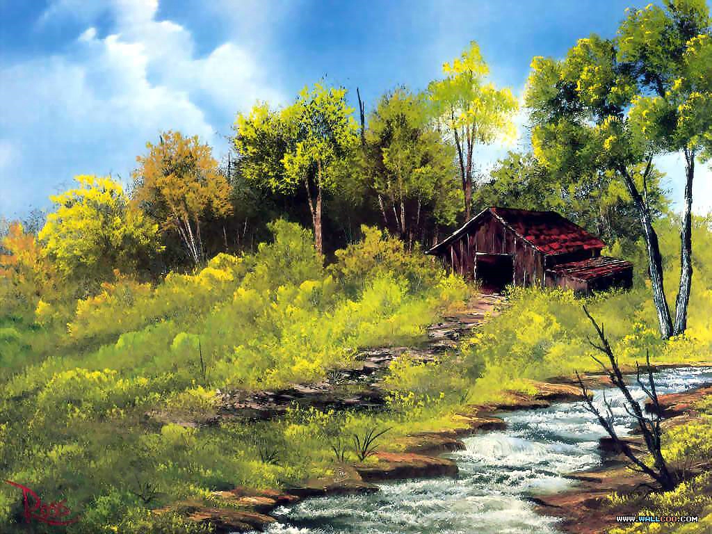 26 Bob Ross Beautiful Paintings | npicx | we share
