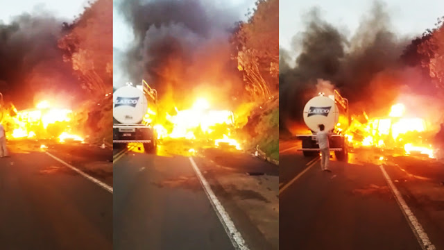 Acidente grave entre caminhão tanque e ônibus mata mais de 20 pessoas no Paraná Acidente grave entre caminhão tanque e ônibus mata mais de 20 pessoas no Paraná