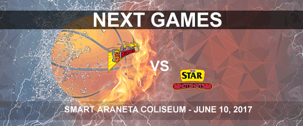 List of PBA Game(s) Saturday June 10, 2017 @ Smart Araneta Coliseum List of PBA Game(s) Saturday June 10, 2017 @ Smart Araneta Coliseum